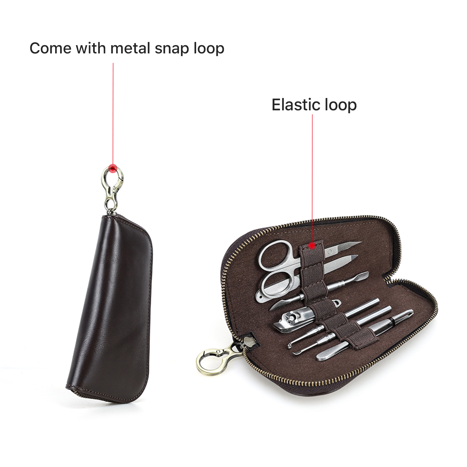 Genuine Leather Travel Case fo - Grooming Scissors recension och pris