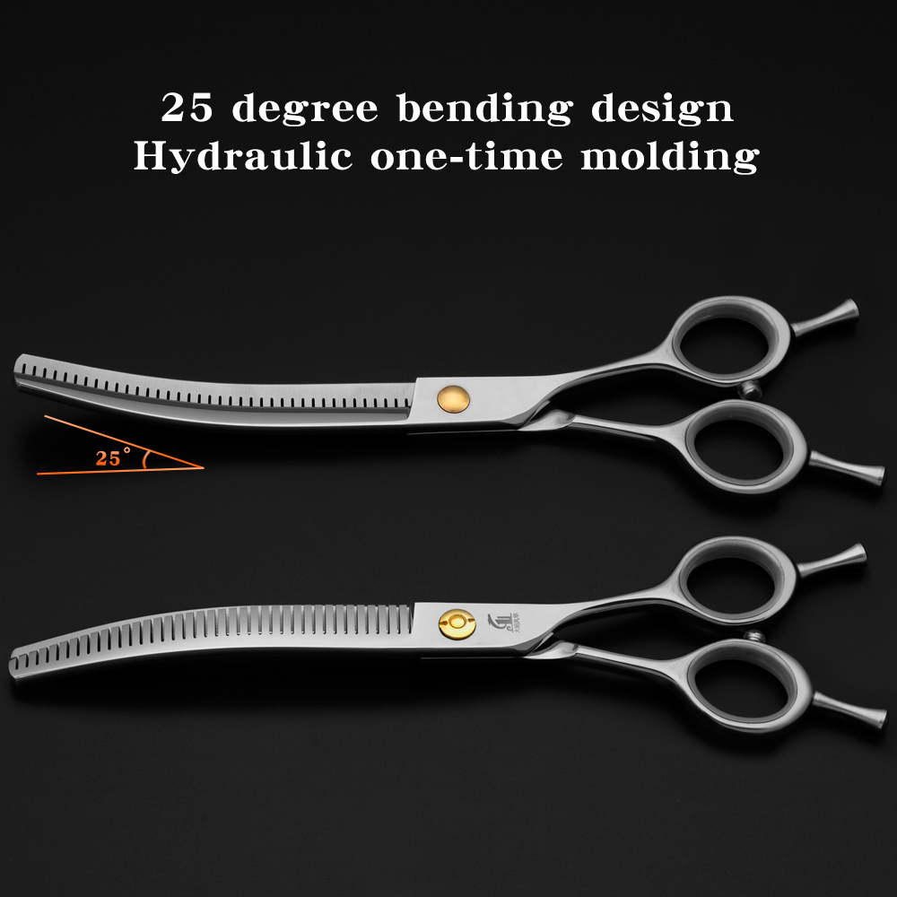 Refinement Curved Teeth Scisso - Grooming Scissors recension och pris