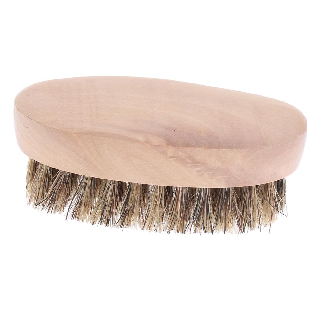 Beard Brush Round Wooden Handl - Men'S Grooming Hairstyles recension och pris