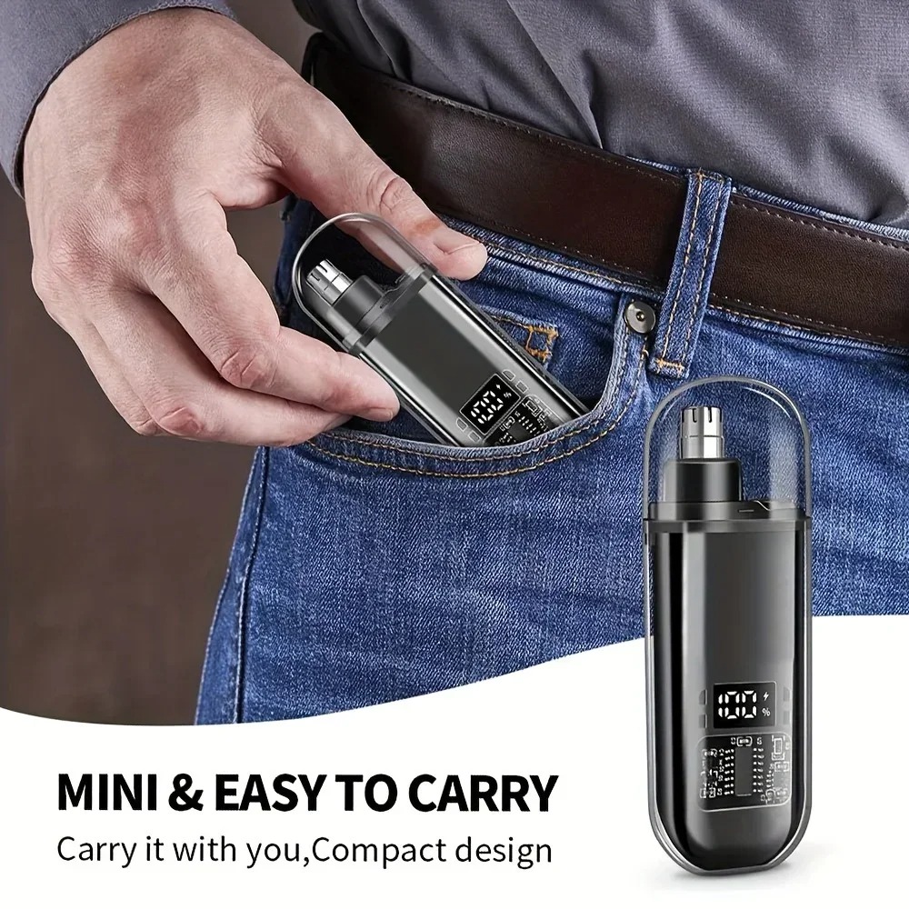 USB Rechargeable Nose & Ear Ha - Mens Grooming Travel Kit recension och pris
