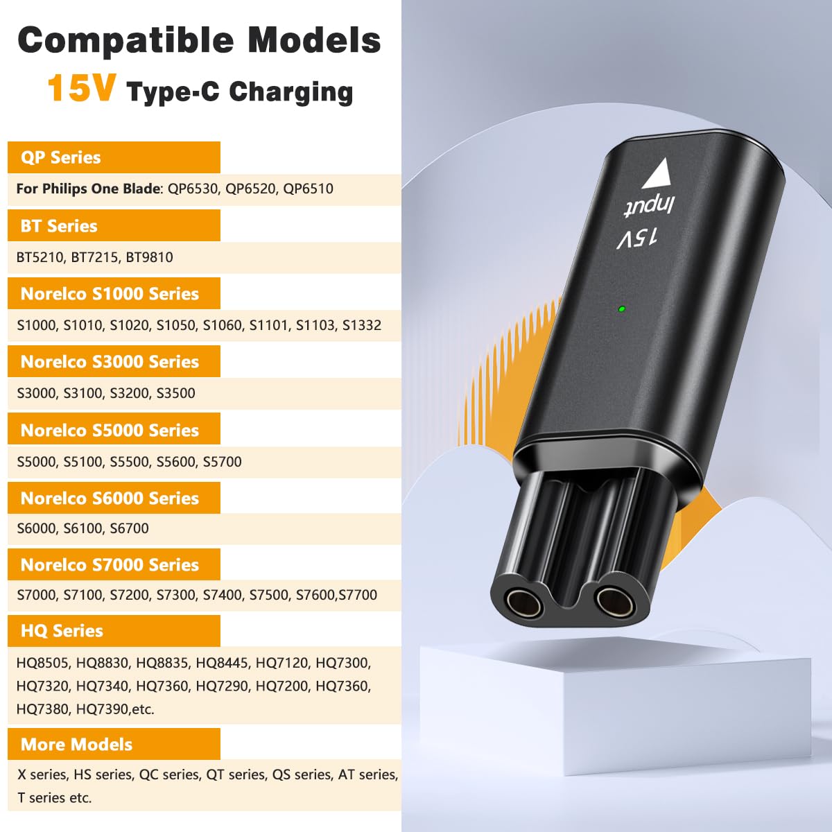 Brangdy 15V HQ8505 Type-C Shav - Electric Razor recension och pris