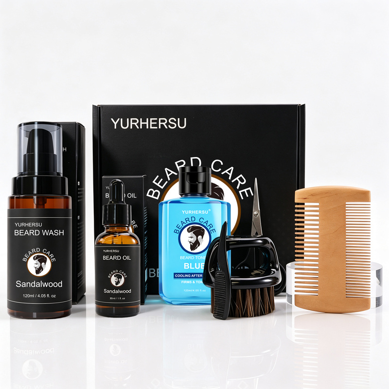 Beard grooming kit (7 pieces)3 - Beard Oil recension och pris