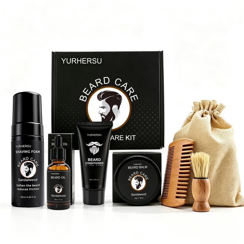 Beard Grooming Kit 7 Pcs Beard - Beard Oil recension och pris