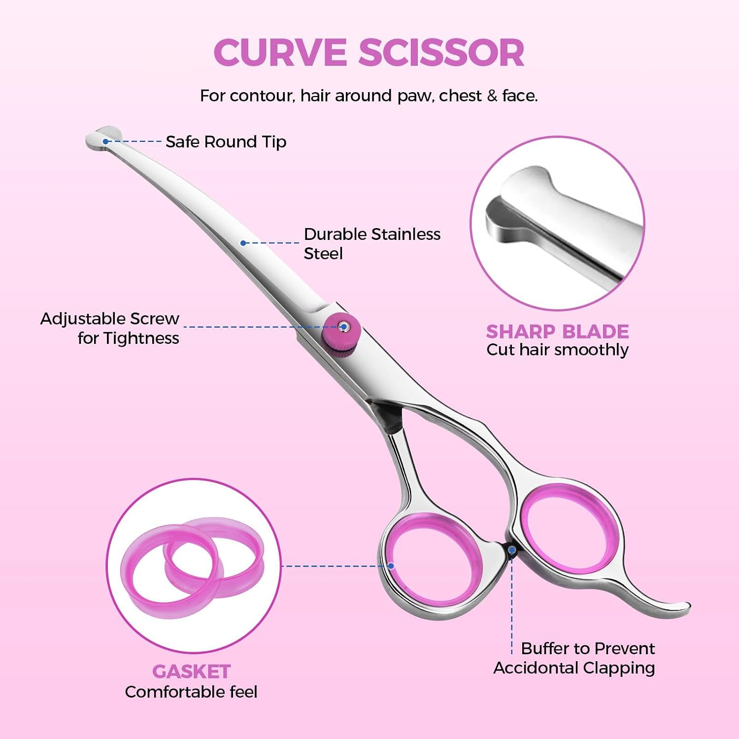 3 Piece Dog Grooming Scissors  - Grooming Scissors recension och pris