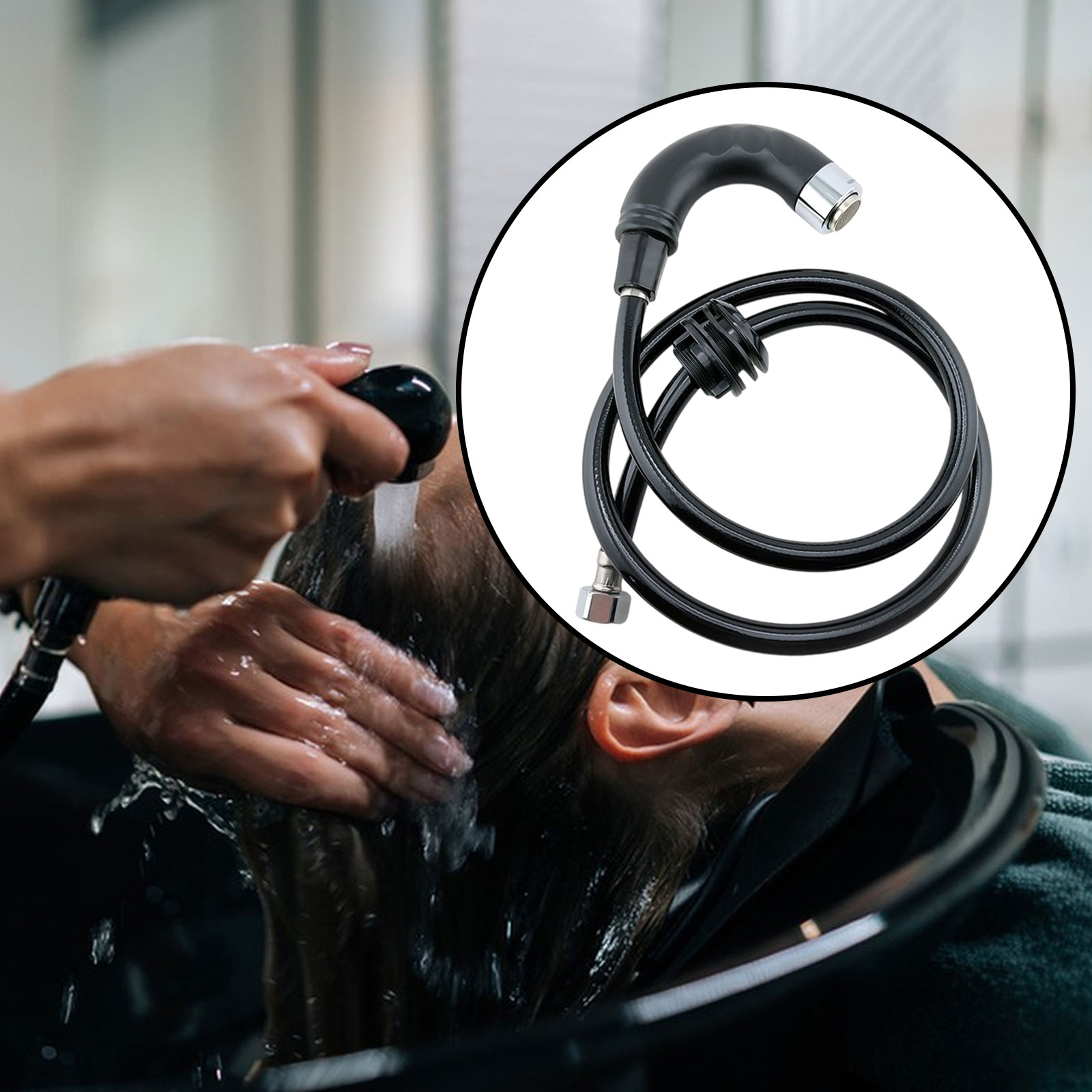 Shampoo Bowl Faucet Set with H - Grooming Kit recension och pris